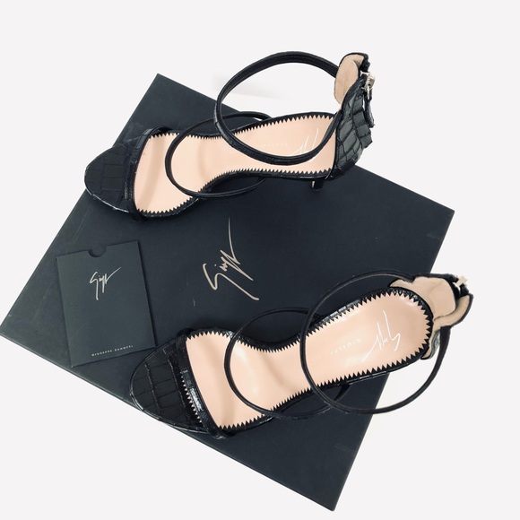 Giuseppe Zanotti Alien Sandal Ankle Strap Heels - Picture 9 of 9